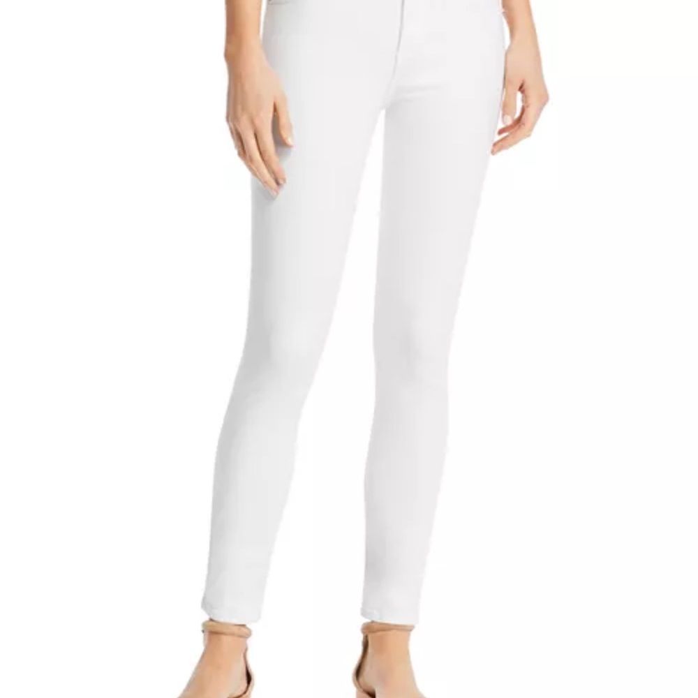 rag & bone
High-Rise Ankle Skinny Jeans in White